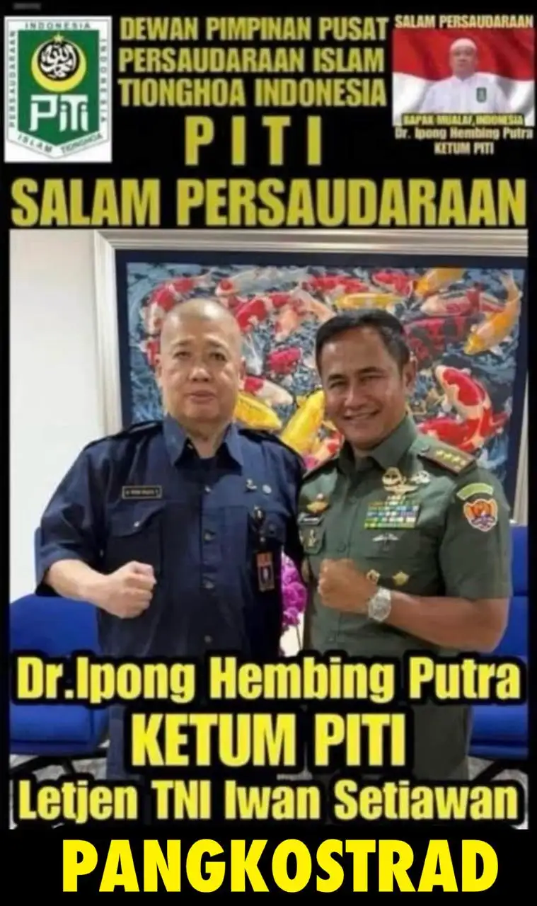 Message From The Chairman Of PITI Dr. Ipong Hembing Putra - Don't Chase Greatness In The Eyes Of Humans, Chase Benefits For The Universe