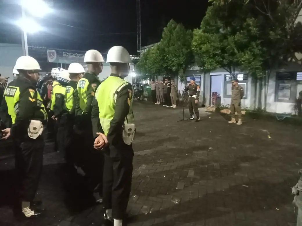 Dansubdenpom V/2-5 Jombang, Lettu Cpm Ferdy H.M, S.Sos Pimpin Patroli Gabungan Antisipasi Bangsit dan Cipta Kondisi, Situasi Aman Terkendali