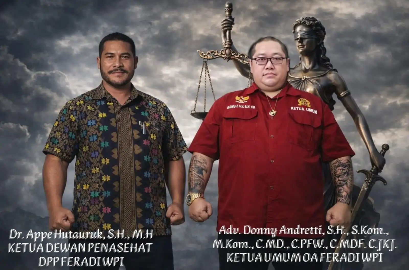 DUA TOKOH FERADI WPI TEGASKAN KOMITMEN PENGABDIAN DAN INTEGRITAS DALAM PENEGAKAN HUKUM