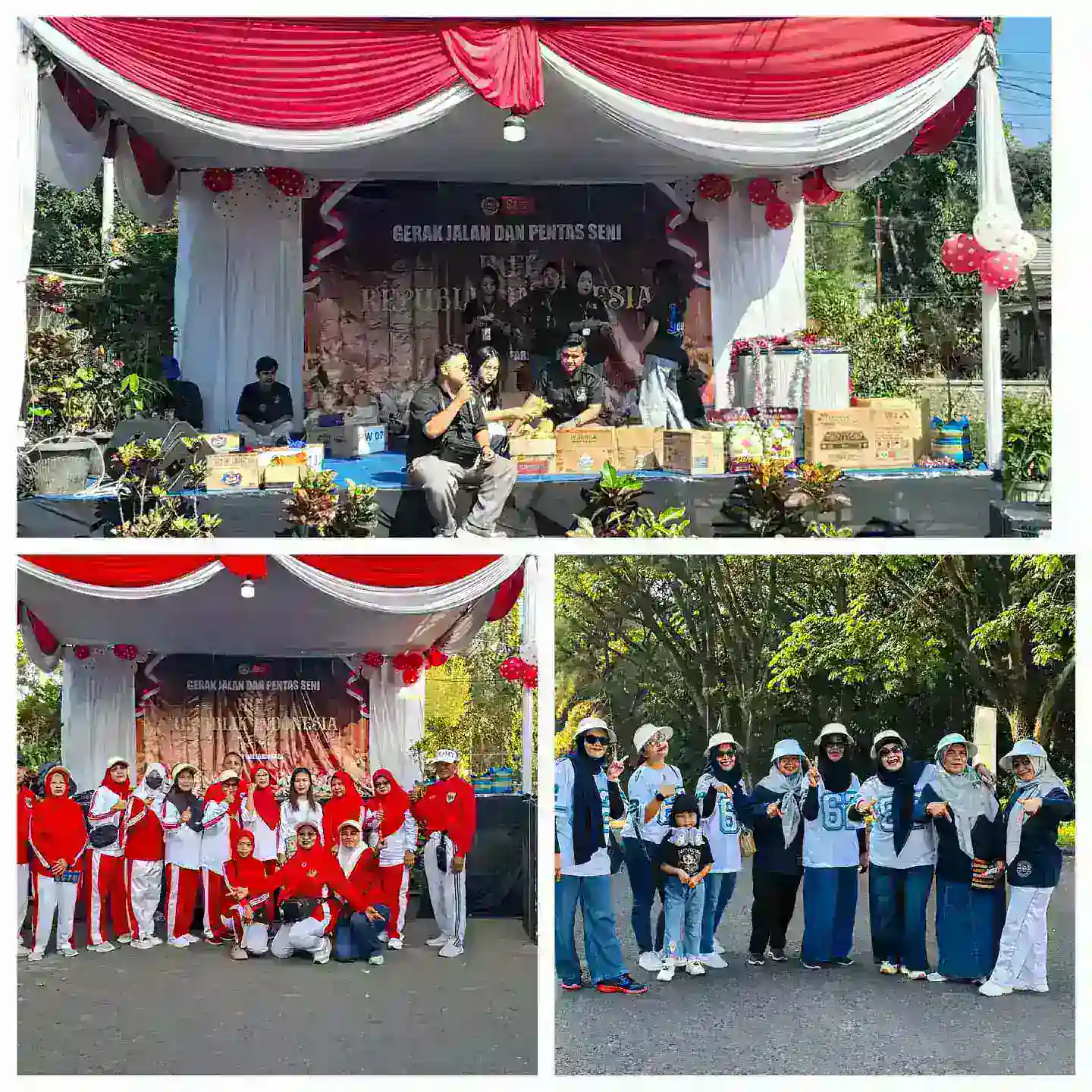 Meriahkan HUT ke-81 RI, RW 07 Balearjosari Gelar Jalan Sehat  dan Doorprize