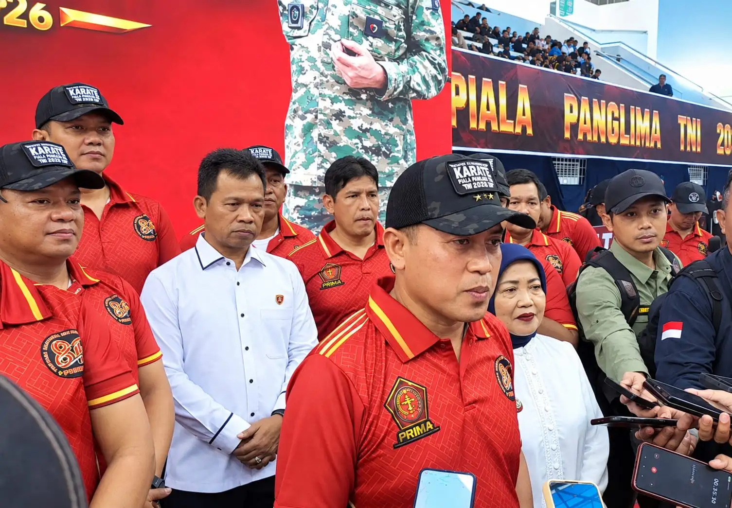 Open Tournament Karate Piala Panglima TNI 2026 Resmi Dibuka di GOR Ken Arok Kota Malang