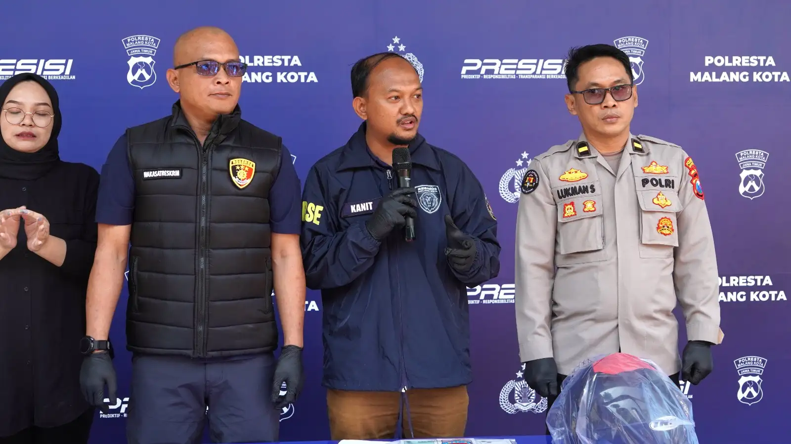 Polresta Malang Kota Ringkus Residivis Spesialis Bobol Konter HP dan Aksi Pencuriannya Viral di Medsos