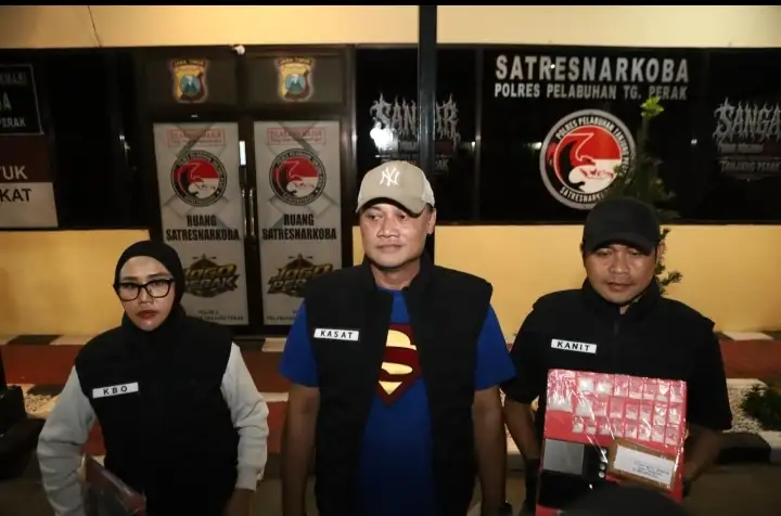 AKP Adik Agus Putrawan, Beserta Anggotanya Gagalkan Sabu 8,483 Gram Warga Sawah Pulo di Amankan