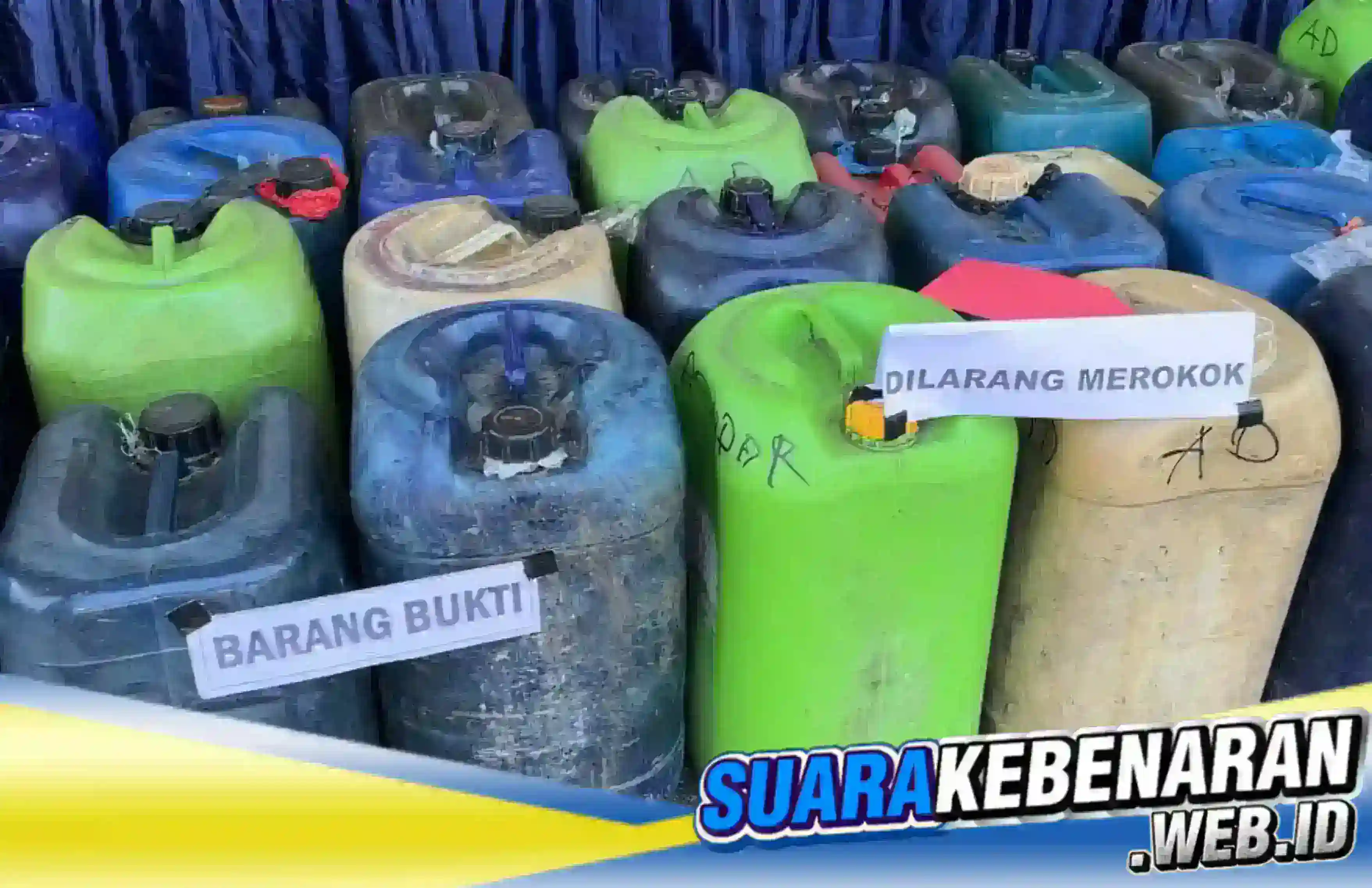 Polres Bondowoso Amankan Dua Tersangka Penimbun 1 Ton BBM Bersubsidi