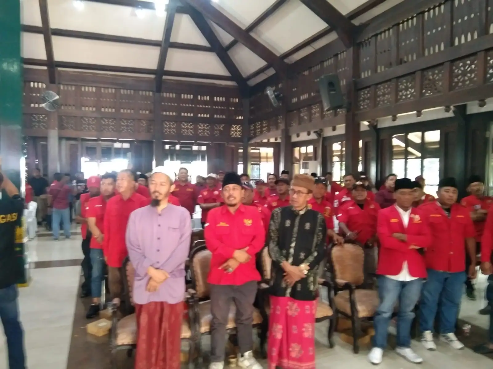 Bertempat Di Pendopo Kabupaten Ketua Madas Sedarah Bersama Anggota Resmi Di Lantik